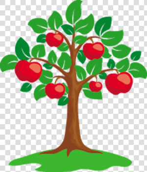 Apple Tree Clip Art   Small Apple Tree Clipart  HD Png Download