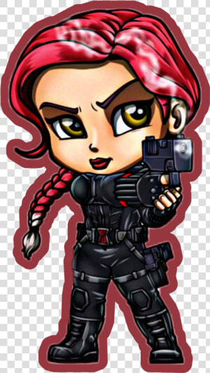 Black Widow Sticker Fan Art By Lordmesa art   Lord Mesa Marvel Black Widow  HD Png Download