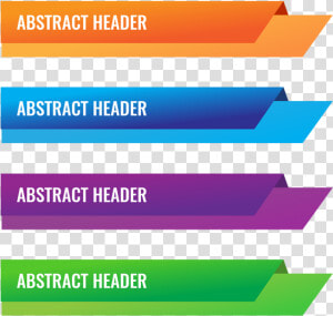 Vector Abstracts Rectangle   Header Vector Png  Transparent Png