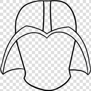 How To Draw Dart Vader   Darth Vader Head Clipart  HD Png Download