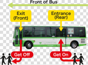 Get On Get Off Bus  HD Png Download