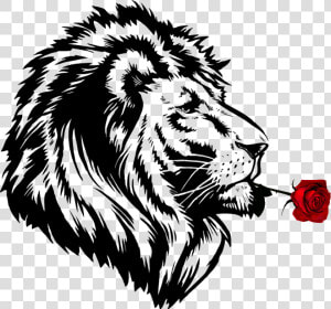 Lion S Roar Cheetah Lion S Roar Drawing   Lion Black And White Png  Transparent Png