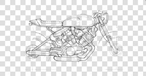 Cafe Racer Sketch Book  HD Png Download