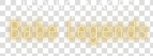 Intro Babe Legends Gold   Beige  HD Png Download