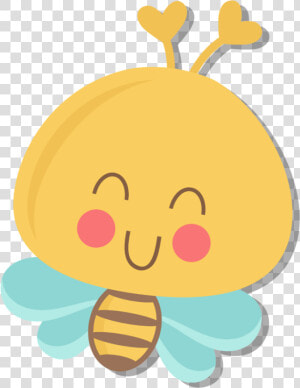  cute  bee  emoji  yellow  ftestickers  freetoedit   Miss Kate Cuttables Bee  HD Png Download