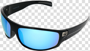 Matte Black Frame Ice Blue Mirror Lens   Plastic  HD Png Download