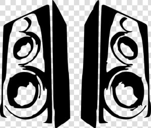 Speakers  Sound  Audio  Speaker  Entertainment  Concert   Speaker Clipart Black And White  HD Png Download