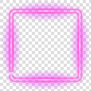  neon  square  freetoedit  neon  frame  border  geometric  HD Png Download