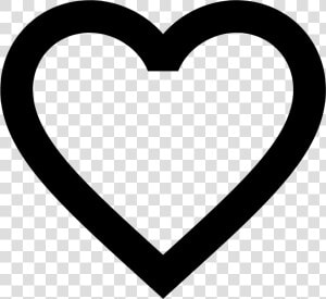 Transparent Coeur Png   Heart Clipart Black And White  Png Download