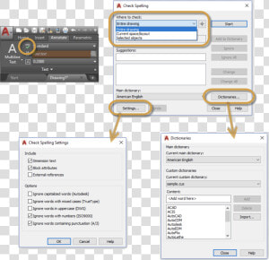 Editing Text In Autocad   Spell De Autocad  HD Png Download