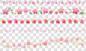 Sakura Border Cherry Blossom Print   Cherry Blossom  HD Png Download