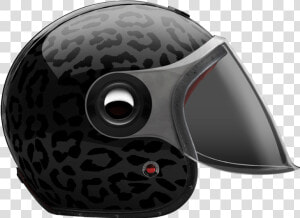 Side View Of Ruby Jet Panther Helmet   Motorcycle Helmet  HD Png Download