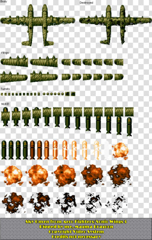 Sky Omen   Aero Fighters Sprites  HD Png Download