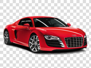 Red Audi   Audi R8 V10  HD Png Download