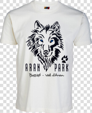 Camiseta Manga Corta Algodón Infantil Y Unisex Aran   Wolf Head Tattoo Vector  HD Png Download