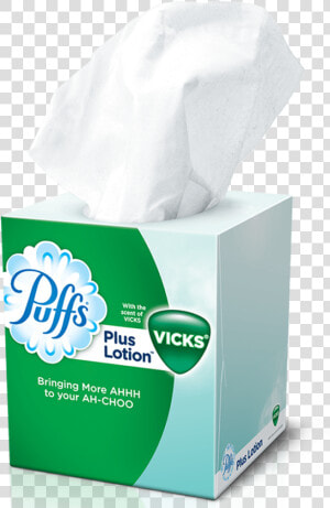 Puffs With Vicks   Puffs Plus Lotion Vicks  HD Png Download