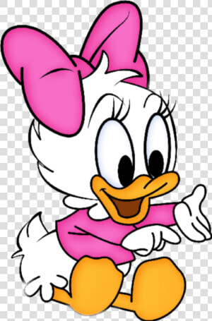 Daisy Duck Disney Clip Art Image   Baby Daisy Duck Cartoon  HD Png Download