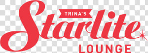 Trina  39 s Starlite Lounge Logo  HD Png Download