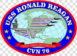 Uss Ronald Reagan Coa   Uss Ronald Reagan Patch  HD Png Download