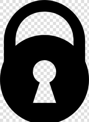 Symbol weights circle   Padlock Clipart  HD Png Download