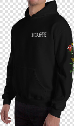 Image Of Rose And Switchblade   Hoodie  HD Png Download