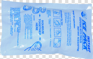 Disposable Ice Pack In Box Use Cooler Ice Cool Freezer   Electric Blue  HD Png Download