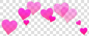  pinkandpurple  emotions  love  heart  sticker  cute   Hearts Over Head Png  Transparent Png