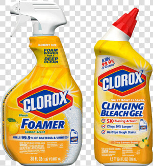 Clorox Toilet Bowl Cleaner Lemon  HD Png Download