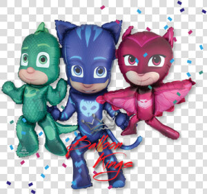 Pj Masks Airwalker   Transparent Pj Masks Balloons  HD Png Download