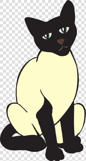 Siamese Cat Clipart Png  Transparent Png