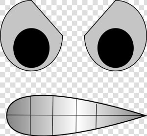 Angry Eyes And Mouth Clipart   Png Download   Eyes And A Mouth  Transparent Png