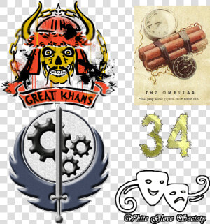 Side Bets   Fallout Brotherhood Of Steel Tattoos  HD Png Download