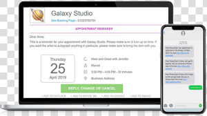 Appointment Scheduling Software With Automated Reminders   10to8  HD Png Download