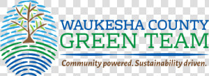 Wcgt Logos Horz Tagline 01   Waukesha County Green Team  HD Png Download