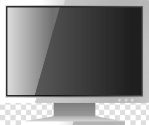 White Computer Lcd Monitor Png Clipart   Computer Monitor Clipart Png  Transparent Png