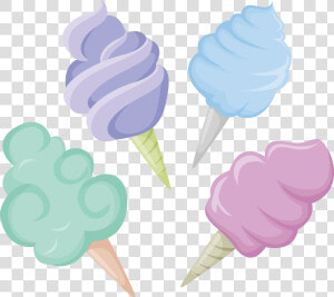 Dessert Clipart Colorful Candy   Cotton Candy Clipart Png  Transparent Png