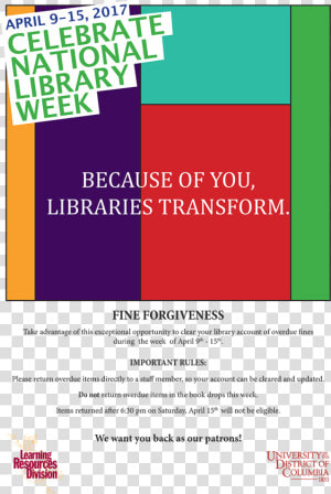 Celebrate National Library Week April 9 15    Graphic Design  HD Png Download