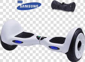 Hoverboard Smart Balance 10 Polegadas Branco Com Bateria   Samsung  HD Png Download