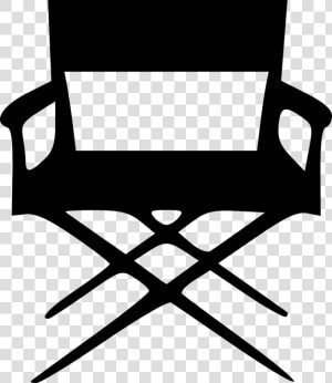 Film Maker  Director  Executive Producer  Chair  Movie   Clip Art Directors Chair  HD Png Download