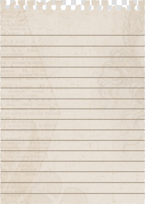 Ripped Notebook Paper Png   Handwriting  Transparent Png