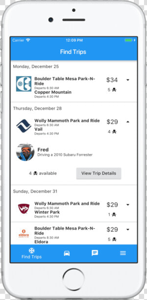 Gondola Ridesharing Iphone App   Clube De Benefícios Bb  HD Png Download