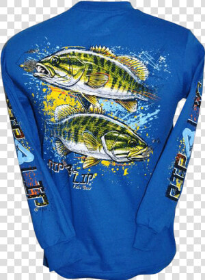 Small Mouth Bass Long Sleeve T shirt Royal Blue Class   Bass  HD Png Download