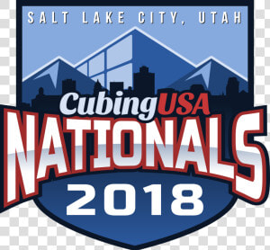 Cubingusa Nationals 2018 Logo   Rubik  39 s Cube Nationals 2018  HD Png Download