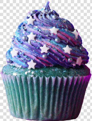  cupcake  galaxy  pink  purple  blue  stars  sprinkles   Cupcakes Png  Transparent Png