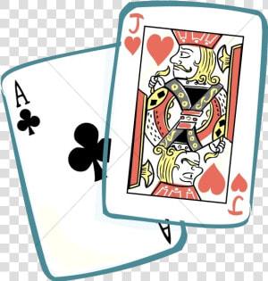 Playing Cards Ace And Jack Christian Senior Clipart   Ace And Jack Cards  HD Png Download