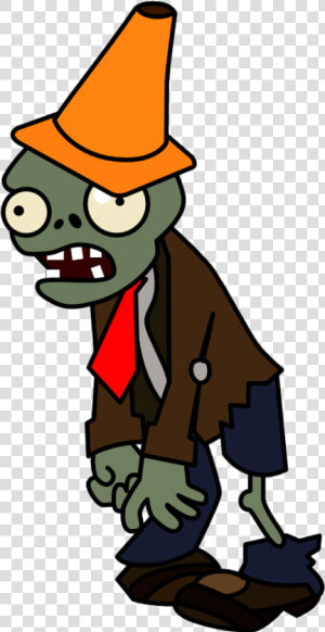 Zombie Clipart Clip Art   Plants Vs Zombies Bucket Zombie  HD Png Download