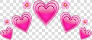  heart  crown  pink  corazon  rosa  corona  cute  kawaii   Heart  HD Png Download