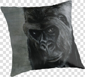 Gorilla Cushion Throw Pillows Snout   Cushion  HD Png Download