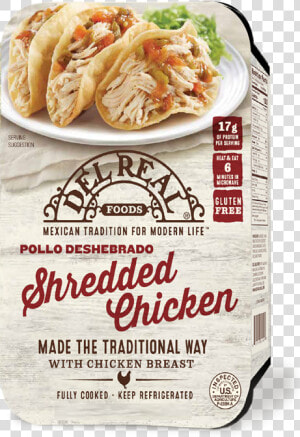 Del Real Pollo Deshebrado Shredded Chicken Breast  HD Png Download