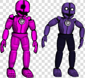 Funtime Classic Pink Guy And Funtime Classical Mini   Purple Guy And Pink Guy  HD Png Download